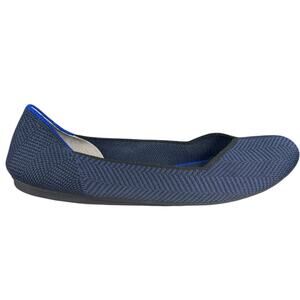Rothy’s Women’s Round Toe Blue Slip On Flats Size US 10